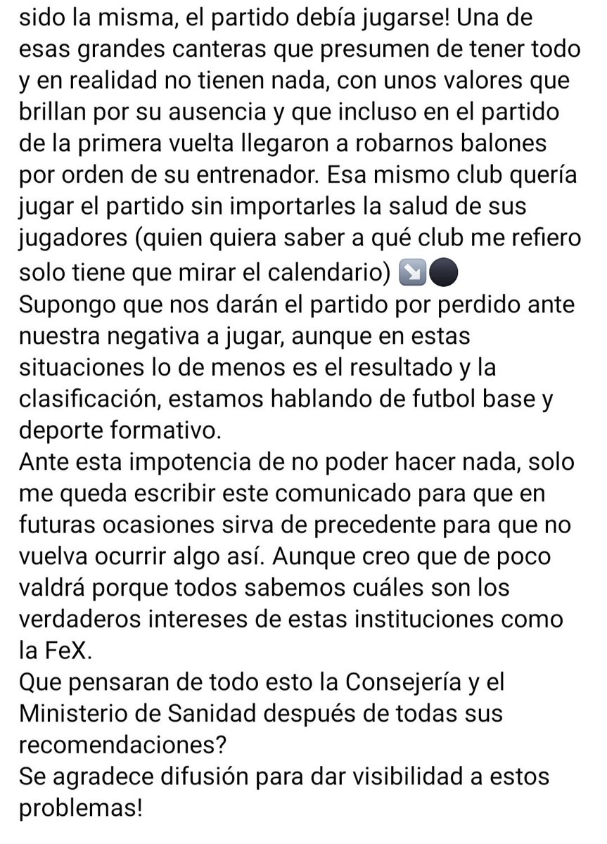 santigr's tweet photo. Lamentable @FedExFutbol !! Que pensaran sobre esto @Junta_Ex ?? https://t.co/uyD8sWFdWc