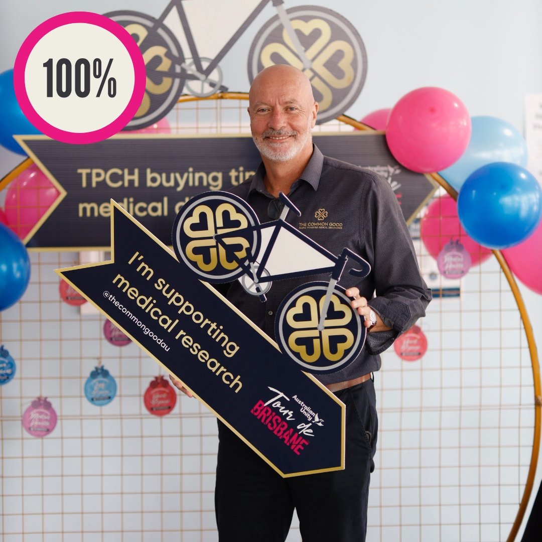 We did it! 🥳 With your support and the generosity of <a href="/australianunity/">Australian Unity</a>, we've succeeded in reaching our goal of $20,000 for <a href="/TheCommonGoodAU/">thecommongoodau</a> via the <a href="/tourdebrisbane/">Tour de Brisbane</a> 2022 on Dollar Matching Day. Donate now or find your rider profile at tourdebrisbane.gofundraise.com.au