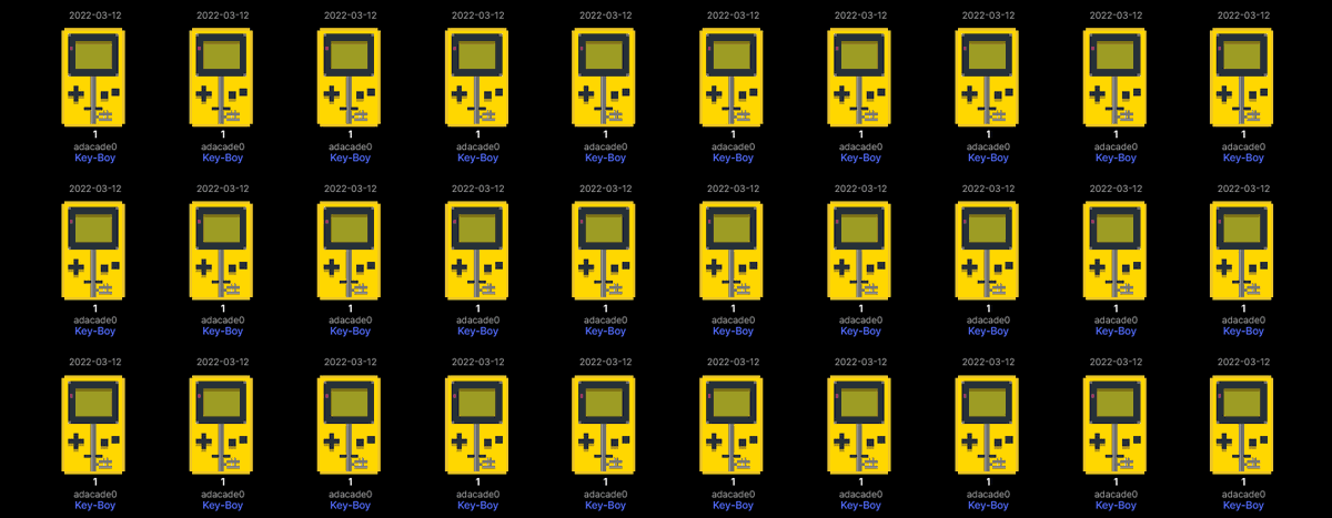 CardanoKeys (@cardanokeys) on Twitter photo 🕹️#CKEYS Promotion 🗝️
<a href="/nft_arcade/">CardanoCade</a> has just shipped 30 custom #CardanoKeys Key-Boy for #CKEYS delegators. ♥️
We'll draw one winner for each epoch for the next 30 epochs!
🪙 500ADA min delegation requirement applies.
Check The-Square on our Discord to see if you have won! 🕹️#CKEYS Promotion 🗝️
<a href="/nft_arcade/">CardanoCade</a> has just shipped 30 custom #CardanoKeys Key-Boy for #CKEYS delegators. ♥️
We'll draw one winner for each epoch for the next 30 epochs!
🪙 500ADA min delegation requirement applies.
Check The-Square on our Discord to see if you have won!