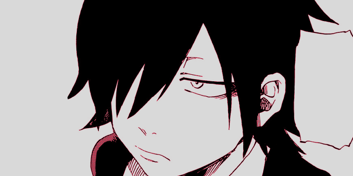 “ . . . ”

Without a word, he sits at the top of a small building, just high enough to be able to avoid being spotted by anyone not specifically looking *at* him while still having a clear visual of the ground below him.

He's on a look-out, so murderers better watch out.