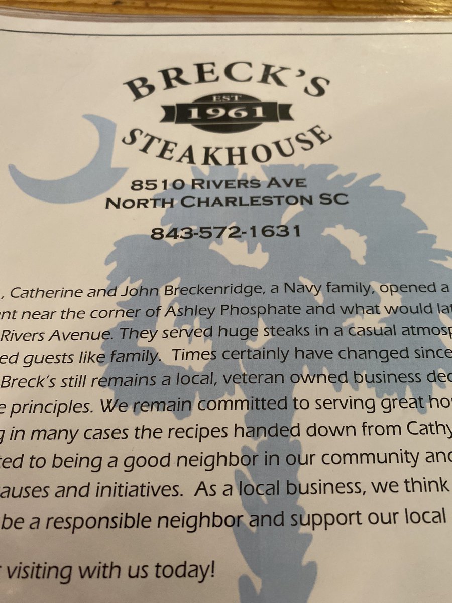 Coach_Gambrell's tweet photo. Stopped at this legendary restaurant on my way back from the AD conference.  One of my students from 15 years ago paid for my lunch!  Thank you Drew! https://t.co/fbJz7NGPX5