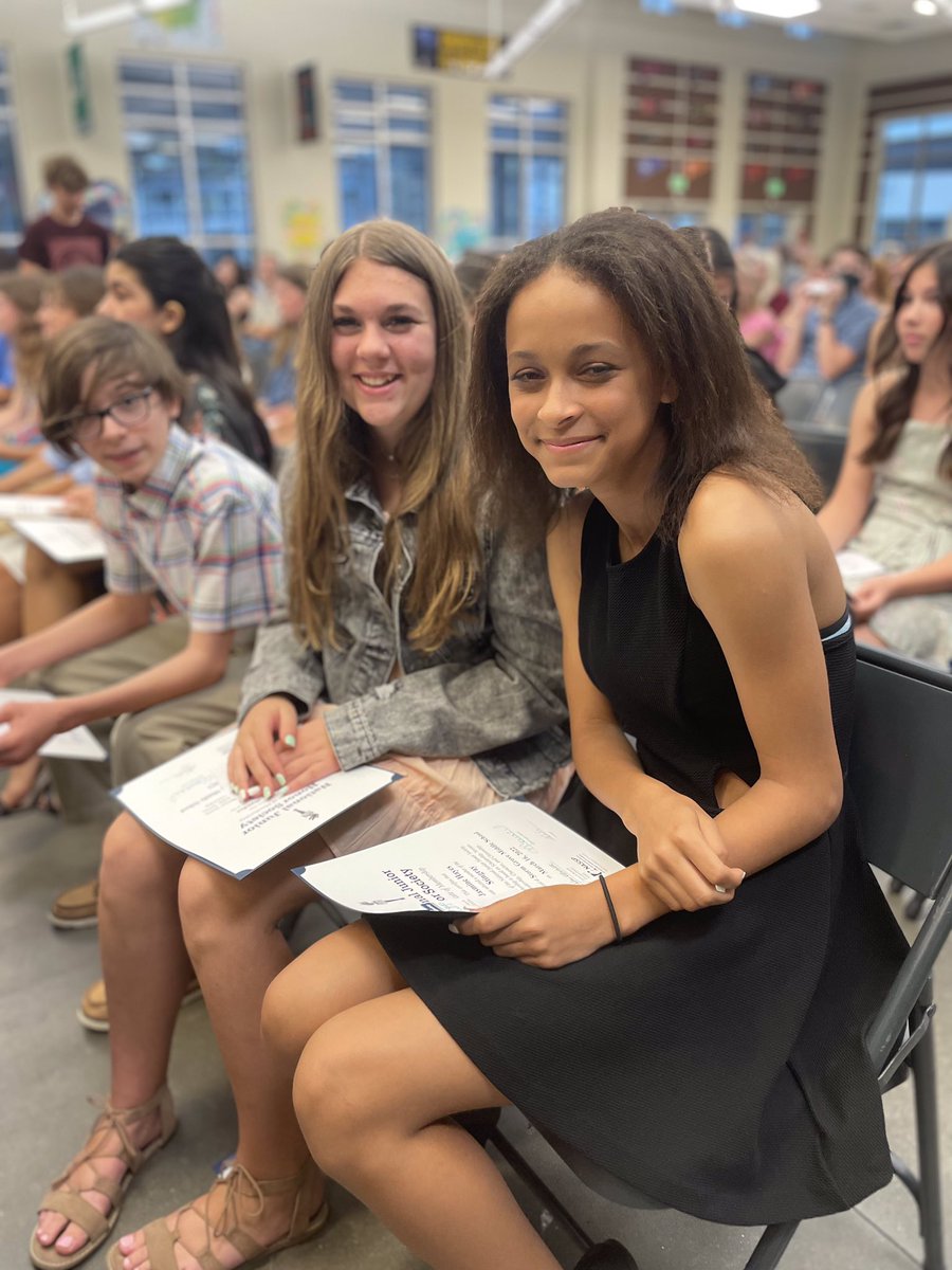 What an amazing turnout for our 13th NJHS induction ceremony!  So proud of our students achieving this honor, the largest class of inductees ever! @IRCSchools @SDIRC_SUP