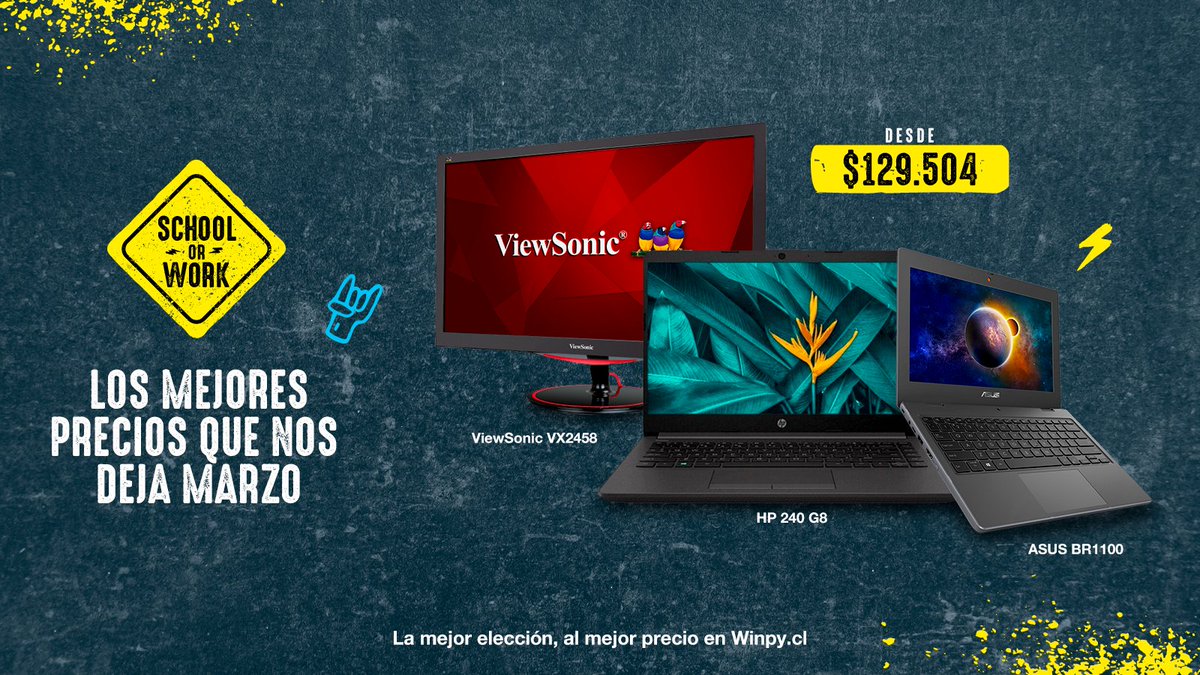 Amamos las ofertas de Marzo 😍 
Revisa nuestro catálogo y haz Match con tu producto favorito  🤩 en Winpy.cl 👨‍💻