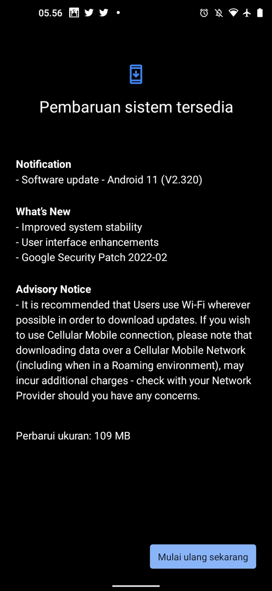 Fakri_A7E's tweet photo. @NokiamobBlog Nokia 5.4 NEW BUILD Update https://t.co/G3nKrQzmg1
