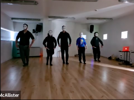 blacklight_ie's tweet photo. A fab day connecting Dublin with Kyoto! Enormous thanks to our mentor Diego Pellechia &amp; the incredible master of Noh, Udaka Tatsushige of the International Noh Institute, who helped us spend our day exploring the ancient Japanese art of Noh - all in aid of our #FearManifesto! https://t.co/qc8T12mCV3