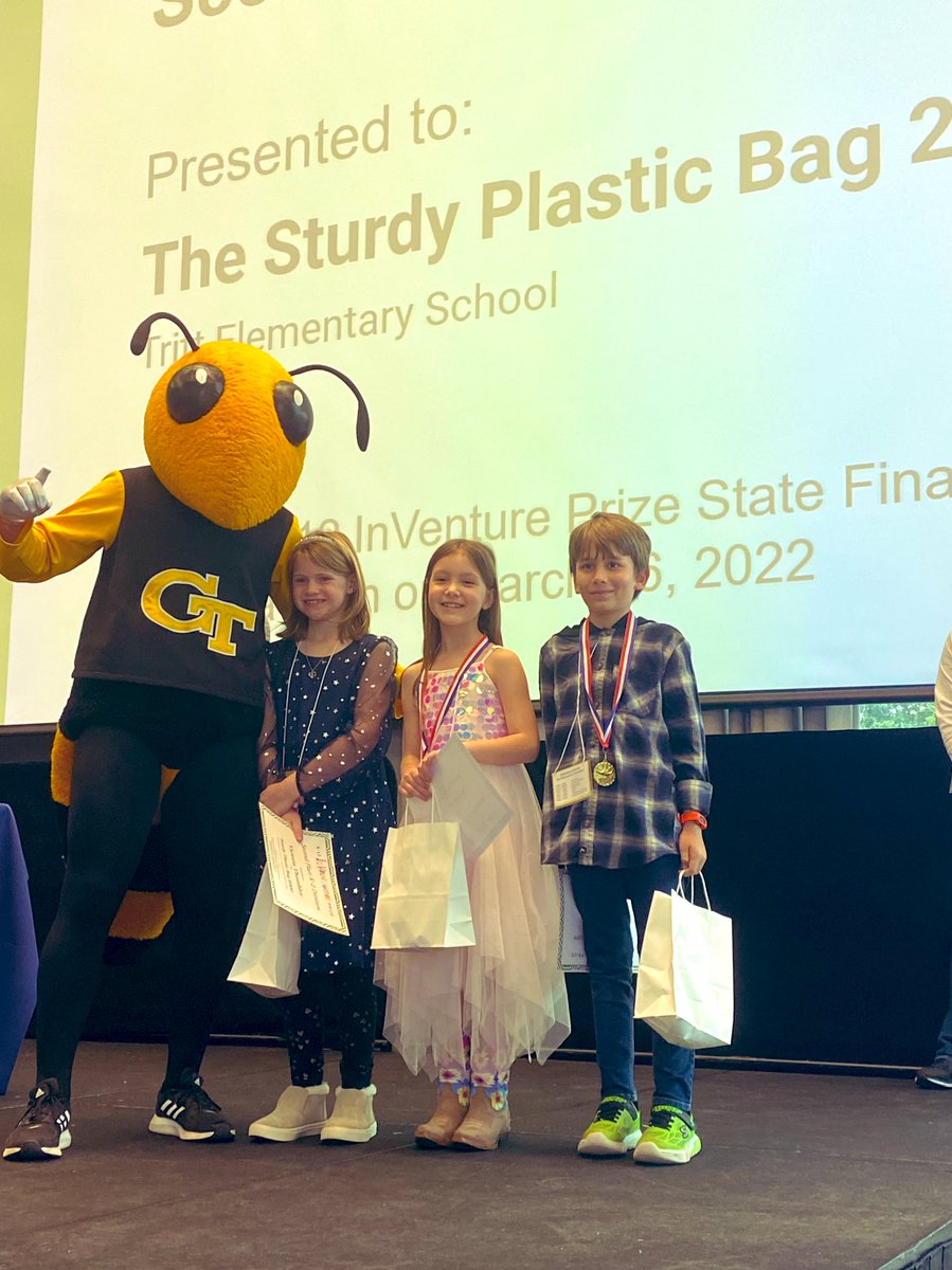 woolley_amber's tweet photo. 2nd ๐ฏ@TrittSTEAM ๐
s tie for & take๐ฅ&๐ฅplace in @K12InVenture for K-2 Division. The skills learned and confidence built will last a lifetime! Thank you Georgia Tech, and @CobbAlp for this opportunity! #lovetothinkhere #soarkinnovation #sparksolutions #sparkgenius @TraciLavelle2 https://t.co/KIeiDVIctP