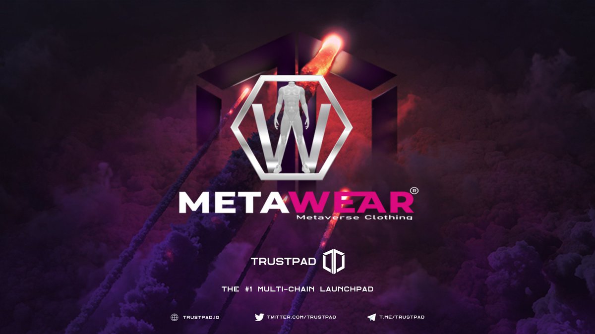 💎 MetaWear® is launching on <a href="/TrustPad/">TrustPad</a> 🚀🚀

✨ <a href="/metaweartoken/">MetaWear®</a> - The First #Fashion #Metaverse

A platform for #NFT 2.0 clothes &amp; fashion shops 🔥

⏰ #IDO starts: Mar 20, 11:00 UTC
💰 Total Raise: $142.5K
🌐 metaversewear.io

More details 👉 trustpad.io/pool/metawear

#NFTs