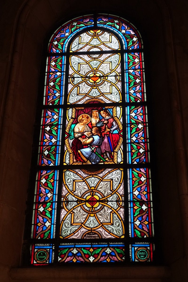 Nuagedeparis1's tweet photo. #SpringInChurches
🌼🌸🌼🌸
Motifs fleuris classiques dans l’église Saint-Clodoald de Saint-Cloud. // Classic floral patterns in Saint-Clodoald church in Saint-Cloud, France.
#AnimalsInChurches
#Vitraux // #StainedGlass: Atelier François Fialex , 1866. https://t.co/xcCAEIlgyo