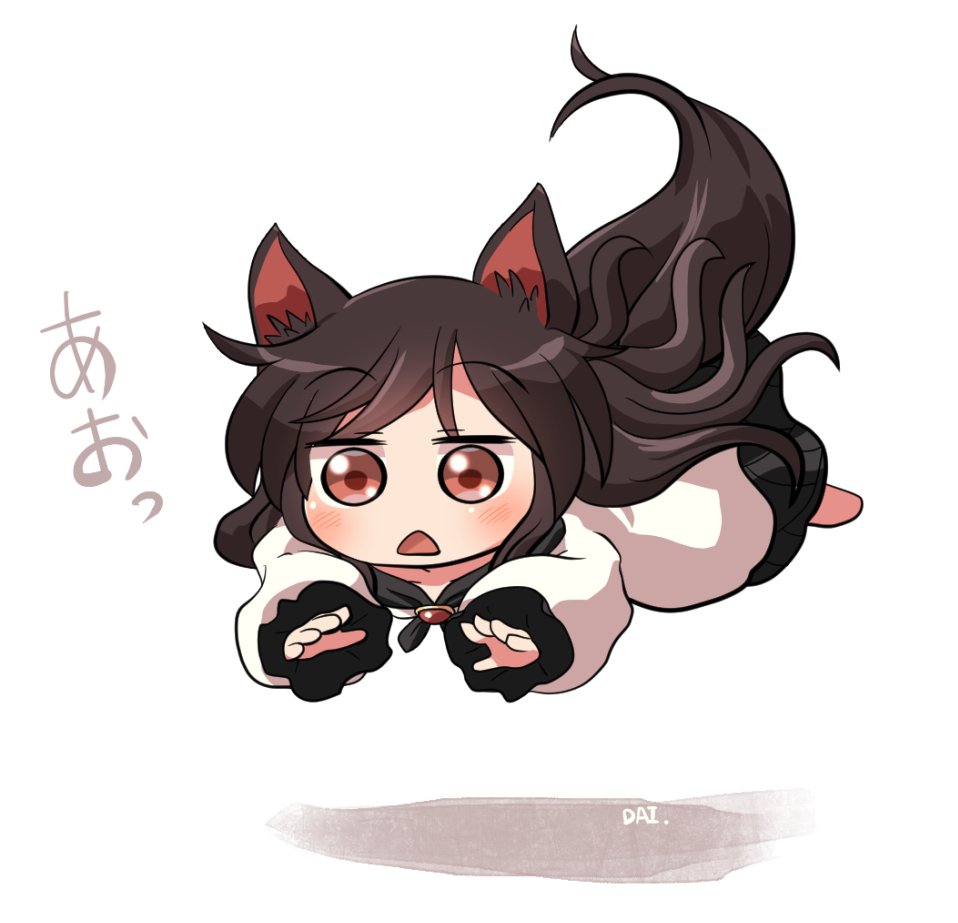 今泉影狼 「跳ねる家庭用おおかみ🐺 #おは東方 」|六合ダイスケ@春例大祭う12bのイラスト