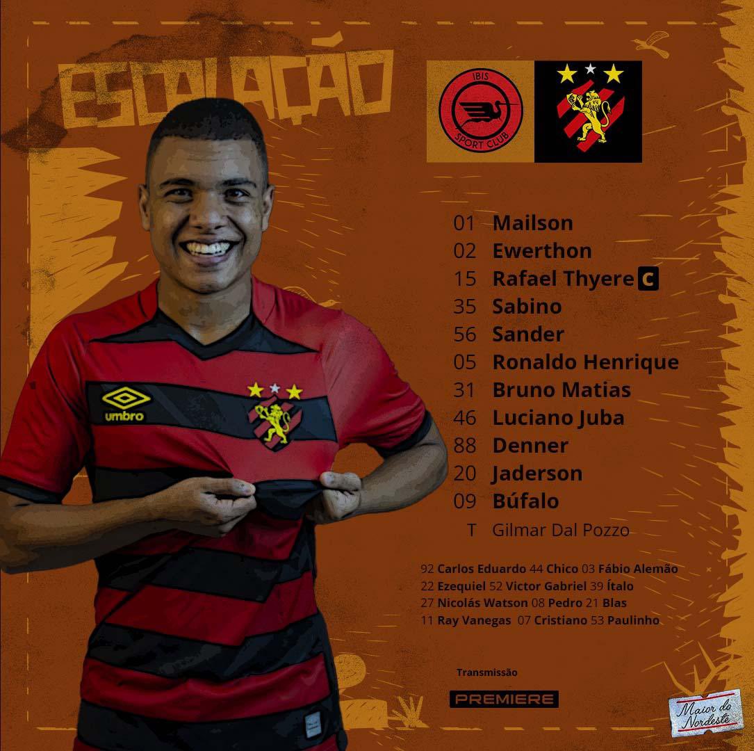 Sport Club do Recife on X: LEÃO ESCALADO! 🦁📝 #SPTxSER #LeãoNoNordestão   / X