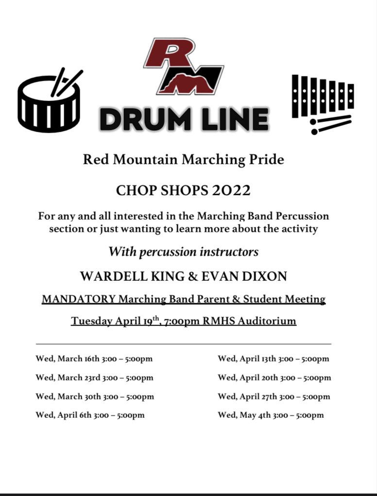 First night of Chop Shops for the 2022 season! Did you miss this one? Join us every Wednesday until May 4th mpsaz.org/rmhs/staff/jeh…