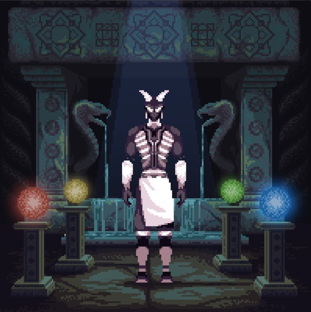 AkuiProject's tweet image. Akuma - 1 of 4 playable characters
Demon Mage
A legend, thought to have been conjured by the great wizard Merlin to help defend humanity. Akuma is said to be a master of elemental prowess. He is elusive, only to be seen in times of great need.

#projectakui #akui #videogames