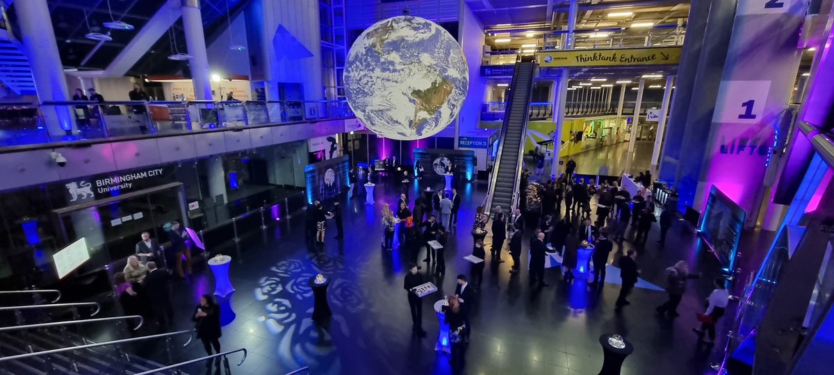 MrMatLovell's tweet photo. It's a rare treat to attend a fancy dinner on your own turf. Very proud of team @millenniumpoint for delivering the fantastic @InvestMidlands Dinner.

Congrats to @businessdeskwm for a fantastic night! https://t.co/gctwem3tPY