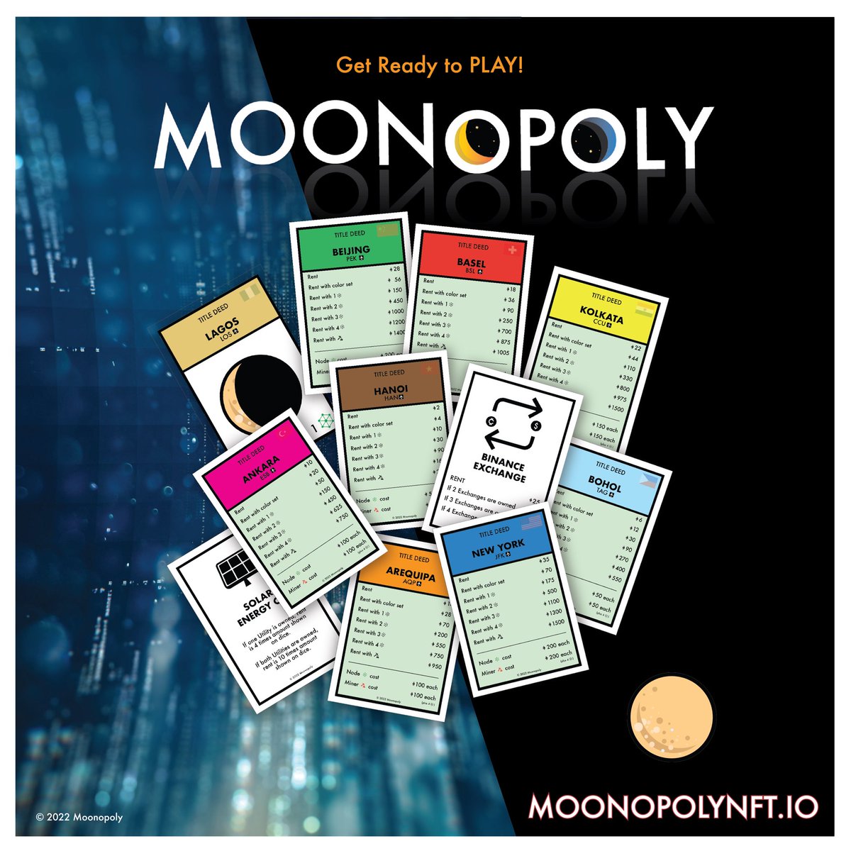 What property will you stake in the metaverse? #Moonopoly