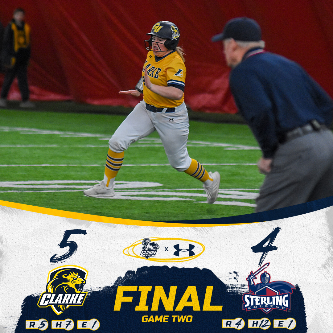 clarke_softball's tweet photo. BACK2⃣BACK

The Pride sweep Sterling College with a win in the second game!

#ClarkePride https://t.co/ofDJQLEnJY