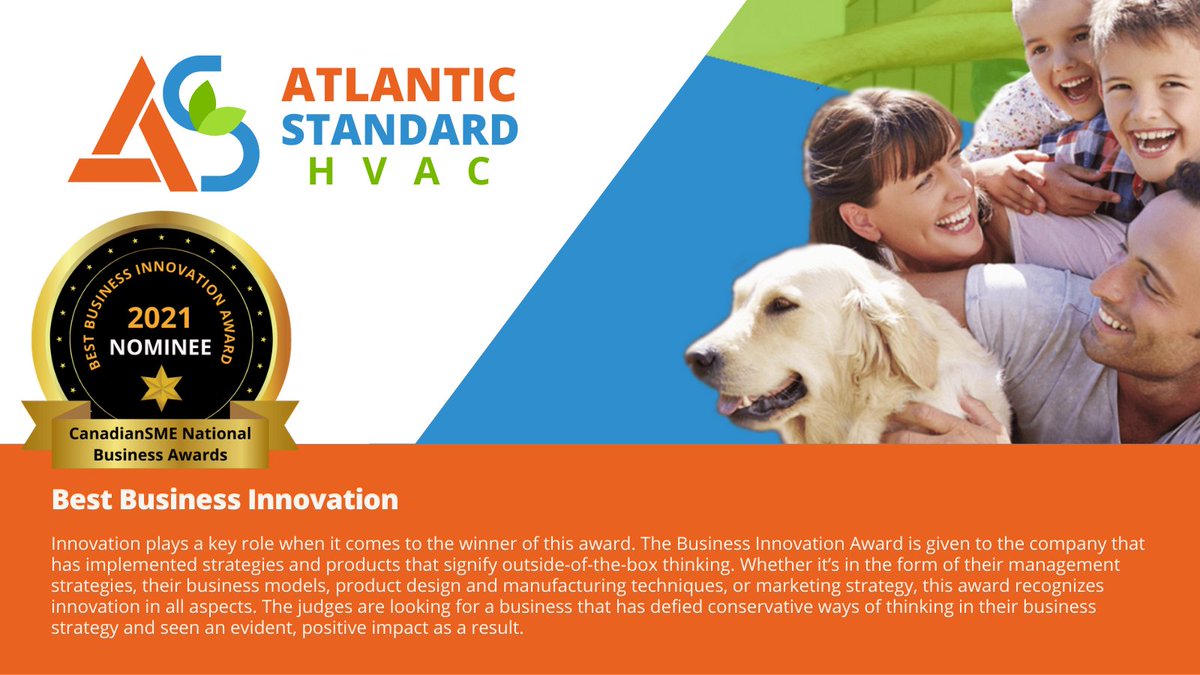 AtlStandardHVAC's tweet photo. You can now find our local NL company featured on https://t.co/JAvAd5tsgW... How cool is that?! Read the full article here: https://t.co/DXzbWYx9Bx 

And did we mention? We've been nominated for a number of awards in various categories. Check some of them out! #yyt #nl #stjohnsnl https://t.co/MkXM2ozf7X