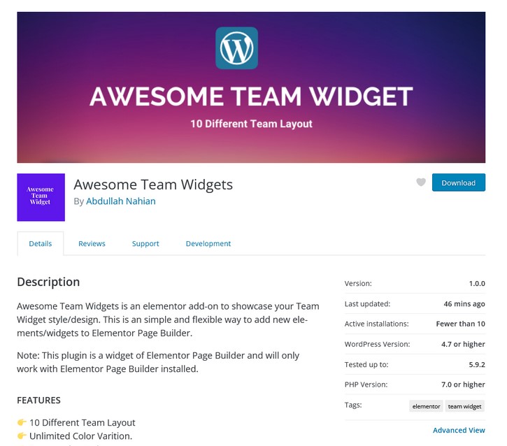 nahian28's tweet photo. Another Plugin Approved in https://t.co/pwfPoncVY9
Link - https://t.co/PkwTMwG6a6

#elementor #wordpress #plugindevelopment #webdevelopment #Plugins https://t.co/6BRigtHs8b