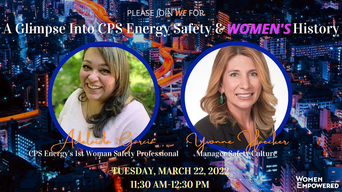 WE_CPSEnergy's tweet photo. #WECPSE #safety #womenshistorymonth2022 https://t.co/MJv8pw5tdd