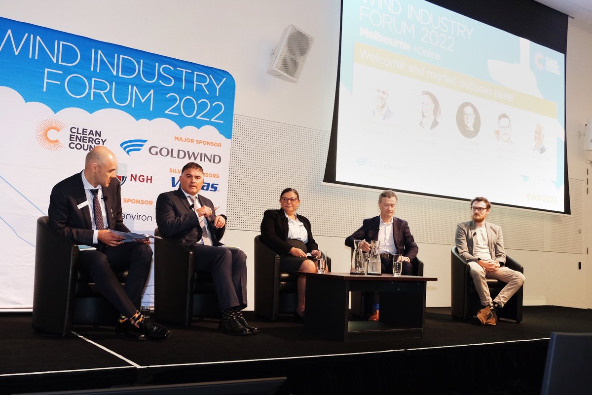cleannrgcouncil's tweet photo. "We are currently facing a skills shortage in the Australian renewable energy industry. We will need to engage with educational institutions to employ the 250,000-300,000 people that will be needed to drive the industry to its goal." - Danny Nielsen from @Vestas. 

#WIF2022 https://t.co/eFsM7YTXyn