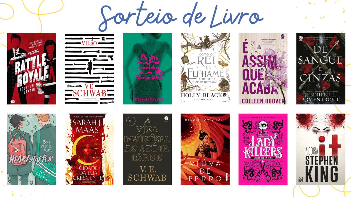 promodebooks's tweet photo. 📚📚📚 Sorteio de Livro 📚📚📚

🏆 Prêmio:
✨ UM livro dentre as opções da foto

↪️ Regras:
• Seguir @promodebooks e @Promobooks4 
• Dar RT nesse tweet (sem citar)

Resultado: 25/03! 🍀📚 https://t.co/bCCicVeTAZ