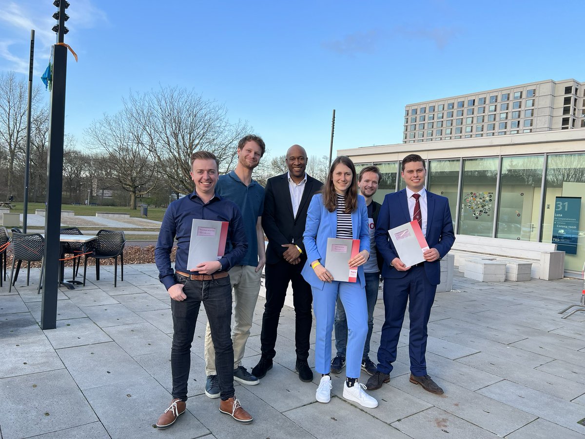 Chigo Okonkwo (@chigo_okonkwo) on Twitter photo Congratulations to our 3 master students who officially graduated today. Great achievements over a challenging period. Great ambassadors for <a href="/HighOptical/">High Capacity Optical Transmission at TU/e</a> <a href="/TUeindhoven/">TU Eindhoven</a> #MastersGraduation Congratulations to our 3 master students who officially graduated today. Great achievements over a challenging period. Great ambassadors for <a href="/HighOptical/">High Capacity Optical Transmission at TU/e</a> <a href="/TUeindhoven/">TU Eindhoven</a> #MastersGraduation