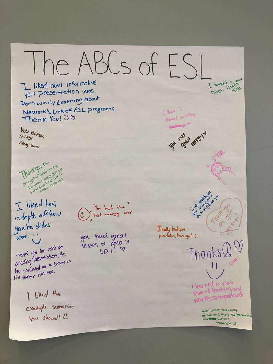 Had a blast speaking at #NJFEAEmpowerED Conference today. Thank you <a href="/RiderCEHS/">Rider College of Education & Human Services</a> for inviting me to be a presenter. And thank you to my awesome participants for the incredible comments and feedback. I hope to see some of you teaching in ESL classrooms real soon!