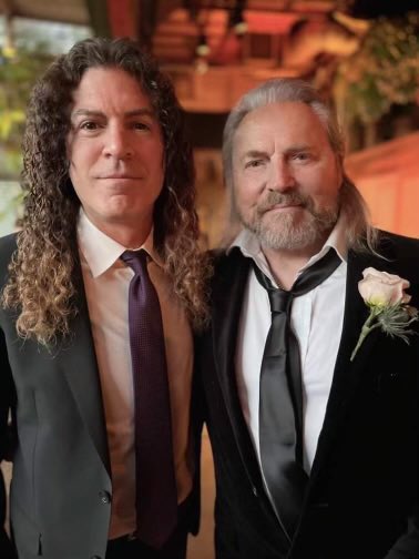 Dokken's tweet photo. Jon and Don at Dons daughter Jessica’s wedding. 💍 #dokken #dondokken #jonlevin https://t.co/YWCZdIbSLr