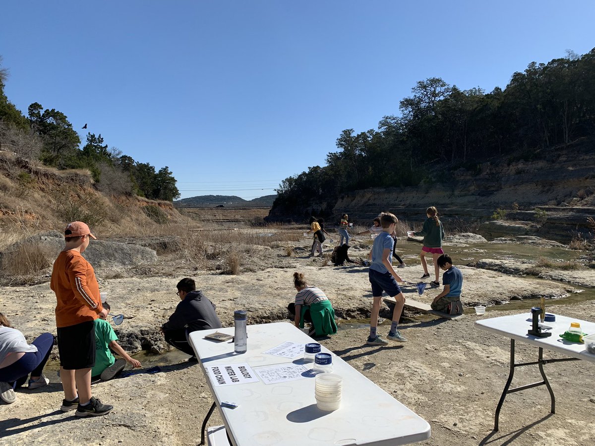 Field trip to Canyon Lake Gorge! Hands on learning about landforms & changes to the earth. What a great experience! Thanks for a day of learning. I LOVE MY JOB. @CanyonLakeGorge @NEISDCurriculum @northwoodneisd @NEISD @NEISD_Science #UnicornsUnited #theNEISDway