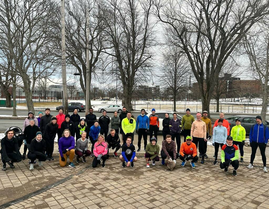 northendrunners's tweet photo. That extra hour of sunlight and we ain’t mad about it ☀️#crewnight #bettertogether #runhalifax https://t.co/PF4IMrs1W6 https://t.co/iBJYS2ORKb