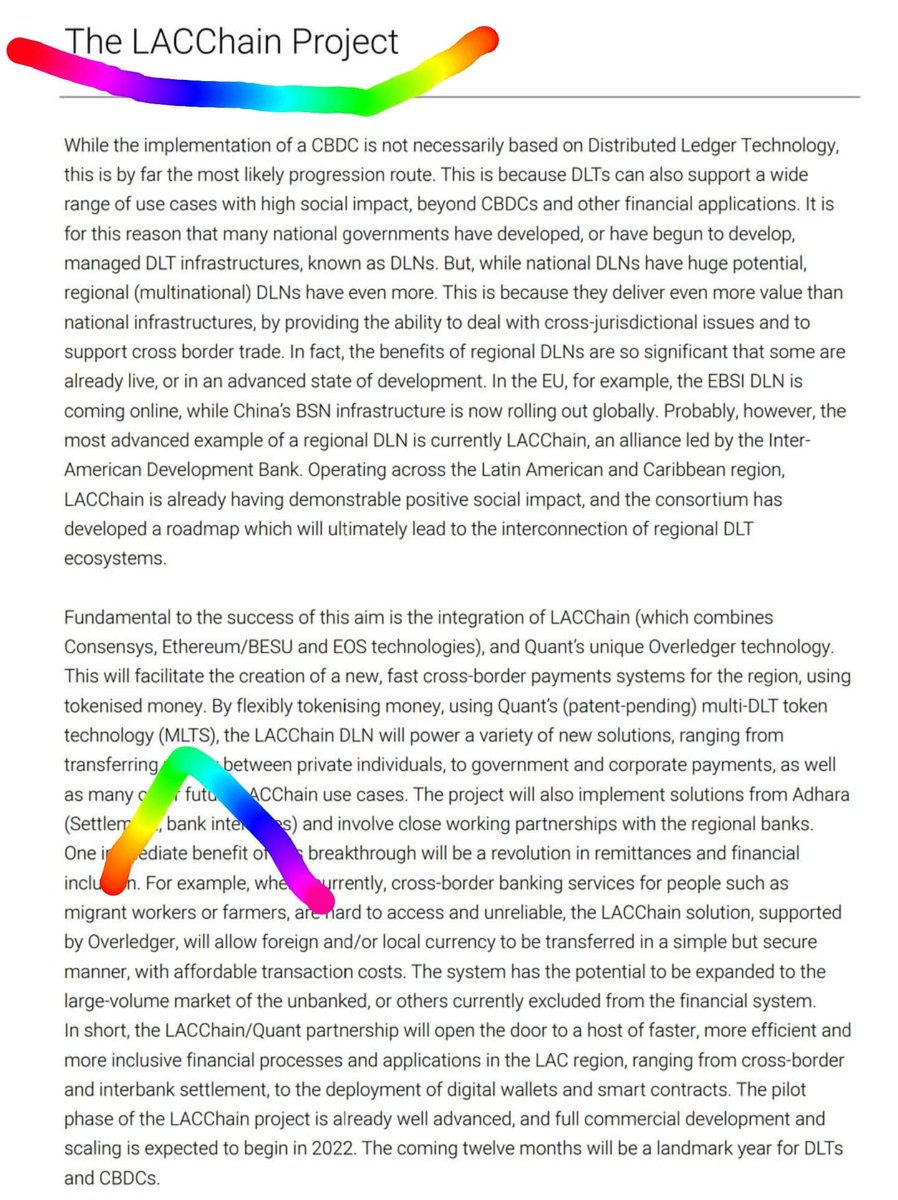 bigbagz30k's tweet photo. Here is a snip from an @LACChain paper explaining @quantnetwork #MLT technology for a solution to the @IMFNews synthetic CBDC requirements. #sCBDC
The second snip, is from a CBDC design paper from Quant and @MIT, describing the same #MLT technology.
$Qnt #Qnt https://t.co/1y1dCITnVB