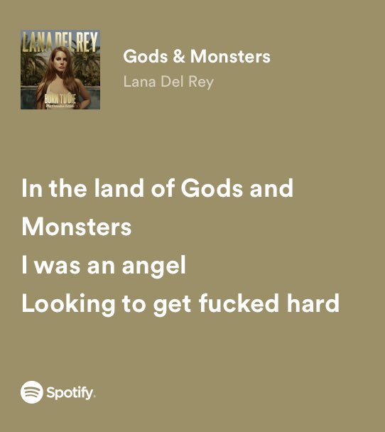 lana del rey / gods & monsters
