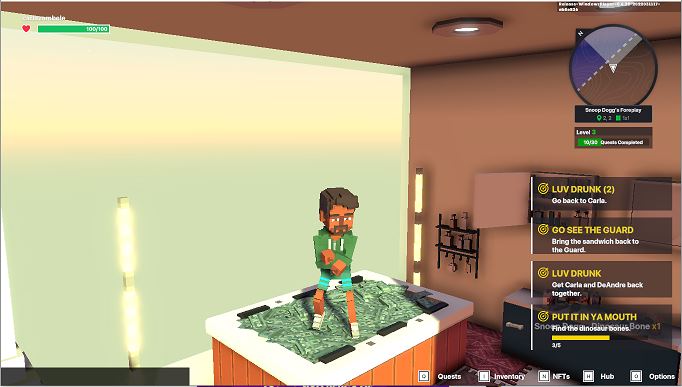 CarlaZambele's tweet photo. @TheSandboxGame I just participated in the daily #SandboxAlphaS2Contest for a chance to earn up to 1,000 $SAND! Starting March 16 - Take a money bath in Snoop Dogg Mansion. Check out my screenshot below!
👇 #SandboxAlphaS2 https://t.co/ph5vb02lnY