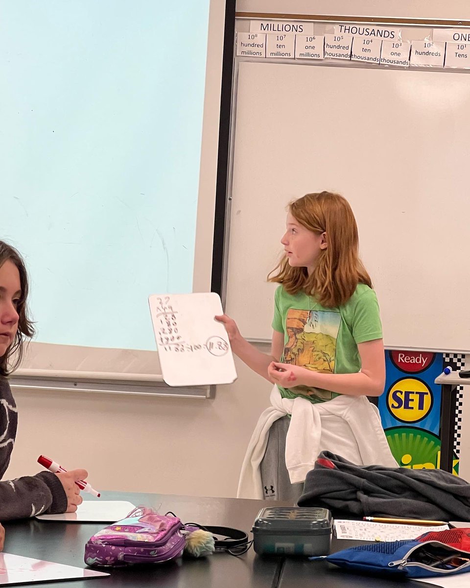 McNairMiddleSch's tweet photo. Show What You Know! Students are sharing their thinking in @rangersmms math #mustangsrun #builtdifferent #justifyyouranswer https://t.co/7z7QwZygec
