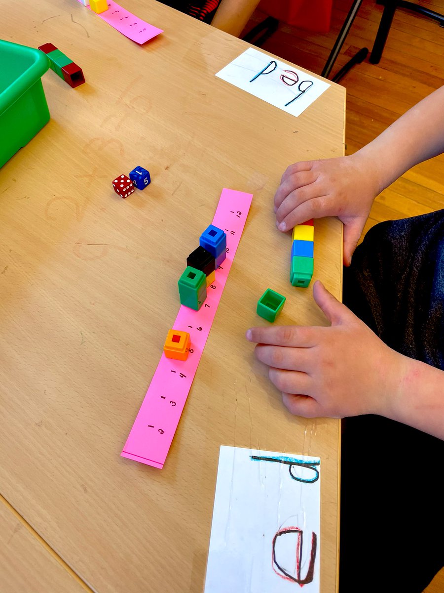 StaceyP1981's tweet photo. What a fun Math game from @mburnsmath - 2 Dice Sums with a class of  #firstgrade students! Best quote of the day - “I was very risky today and put all my cubes on 12!” So fun! https://t.co/OMZSL6jnGQ