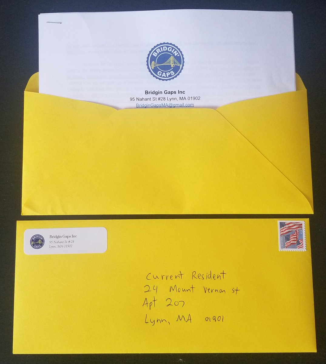 Letters went out today to residents and businesses on Mount Vernon St in Lynn regarding the block party we're planning. #communityengagement #artsandculture #lynnma