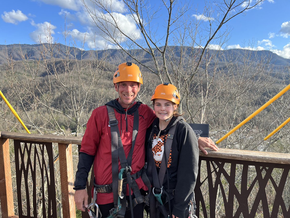 RickyMccarthy1's tweet photo. Had a great experience zip lining in the smokies today with @mccarthyb_33. Sometimes you have to believe that other people have your best interest at heart! #TrustTheProcess #alwaysCLIMB https://t.co/Bywi5nzykM