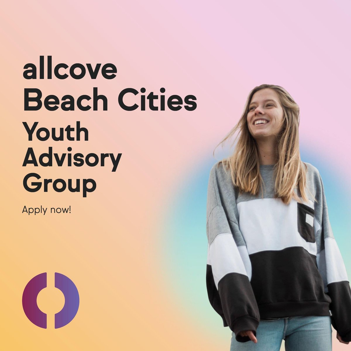 Are you ready to share your perspective and ensure that a youth point of view is the foundation of the upcoming allcove Beach Cities youth wellness center? 

Complete an application by March 26, 2022 at 5 p.m.

bchd.org/allcoveBeachCi…