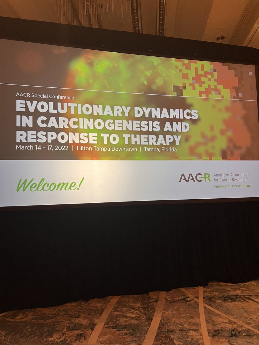 resistanceBio's tweet photo. Plenary session 5 continues with our very own chairman of our Advisory Board, @CancerConnector, presenting cancer as an adaptive system which can be modeled (and controlled?) by evolutionary game theory model. #AACRevol22 #lcsm https://t.co/QtVk8cSUtD