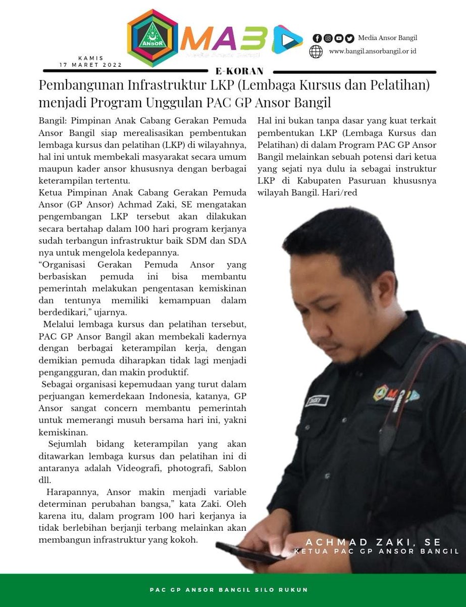Ecko29502961's tweet photo. Pembangunan Infrastruktur LKP (Lembaga Kursus dan Pelatihan) Program Unggulan PAC GP ANSOR BANGIL.
#AnsorBangilSatu
#AnsorRumahBesarMilenial
@ansorbangilcen1 
@pwansorjatim 
@BangilAnsor https://t.co/ftUYfOUgkc