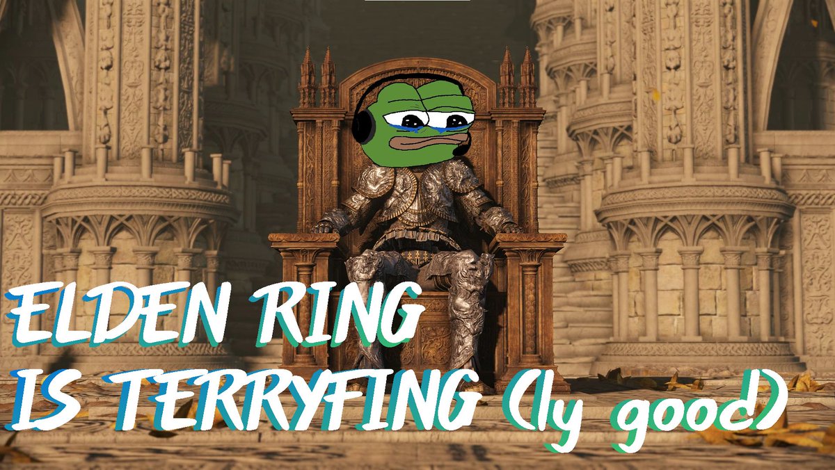 SpottyOCE's tweet photo. i posted 
"ELDEN RING IS TERRYFING (ly good)"
https://t.co/KHvPCafasz
give it a watch :) https://t.co/CKrRGLJvLu