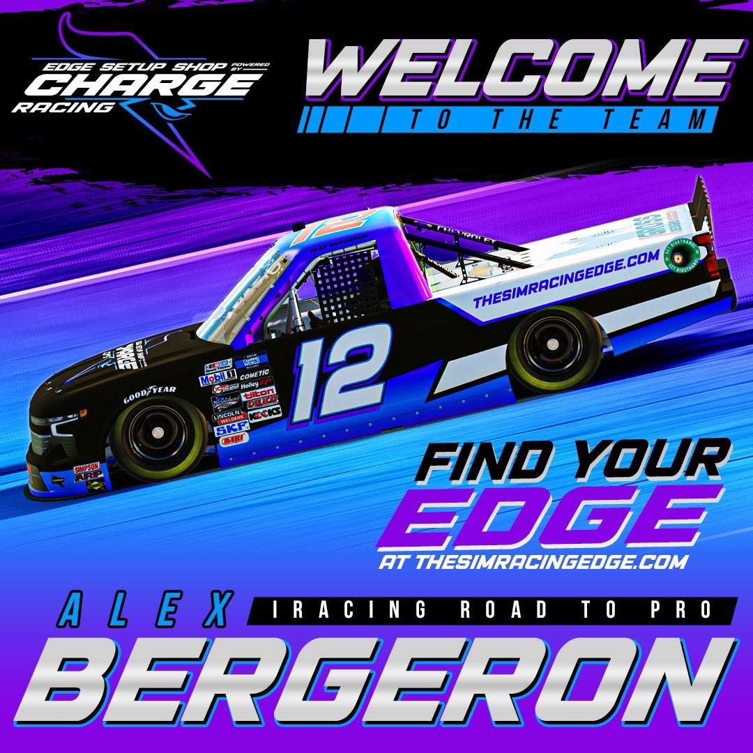 Excited to have Alex representing the team in the Road to Pro series. His first race with us is tomorrow night!