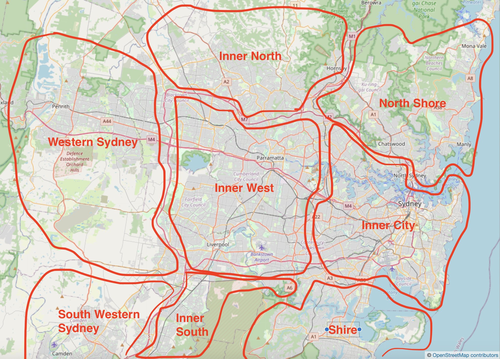Inner West Sydney Map Ken Tsang On Twitter: "I Work At The Mapping Department At Nsw Labor Hq And  I've Been Busy Redefining Sydney's Regions I Regret To Inform You That: •  Strathfield Is Now Part