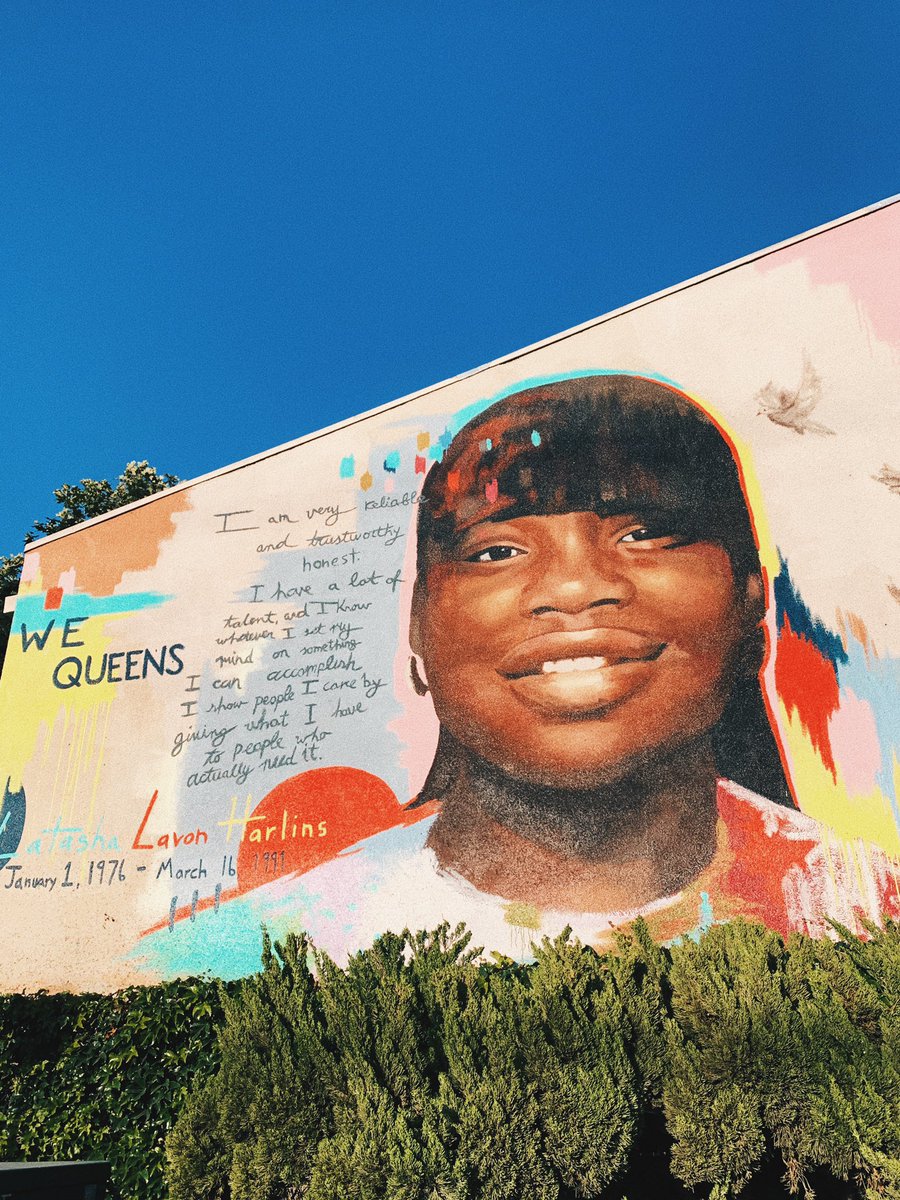 LiquorDreamsMov's tweet photo. Today is the anniversary of Latasha Harlins’ murder. 

In ‘91, 15 year old Latasha Harlins was killed by Soon Ja Du, a Korean store owner who accused her of stealing a bottle of juice. Latasha’s death and Du’s light sentencing played a major role in stoking the ‘92 LA Uprising. https://t.co/197PYD2kSs