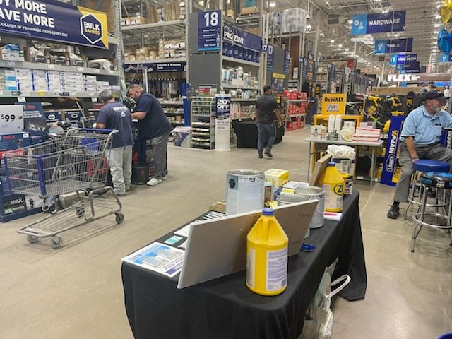 JeremyMerchASM's tweet photo. It was a Good Day at Store 0129 Waco TX 
Pro MVP Event was a hit 
A couple Vendors came out
Overall a great day @BoschToolsNA 
@Valspar @3M https://t.co/mYKdVUtRVh