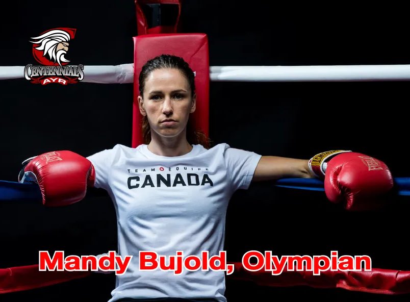 We will have 500 Mandy Bujold cards available for autographs. Mandy is an honorary member of our Cens 21/22 Hockey Card set #girlpower 
<a href="/4_cens/">Ayr Centennials Alumni</a> @GOJHL <a href="/MandyBujold/">Mandy Bujold</a> <a href="/suzannnekelley/">SUZ💫</a> <a href="/KatherinemayPR/">Katherine Bennett</a>