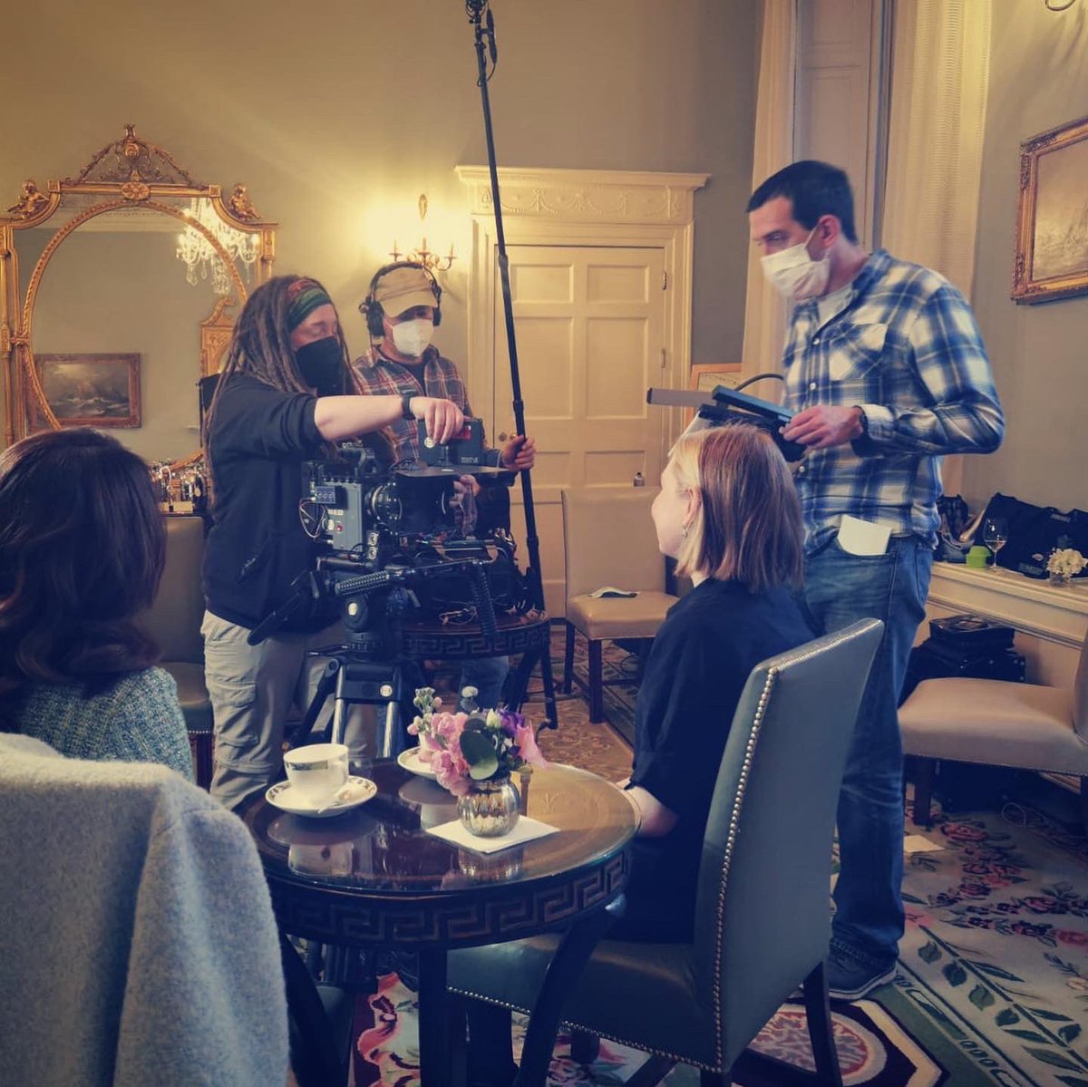 SingleCellFilms's tweet photo. Great day at @merrionhotel Dublin shooting interviews with Linfeng Media, @edwinaforkin and Scully https://t.co/t9BFdD4PG4