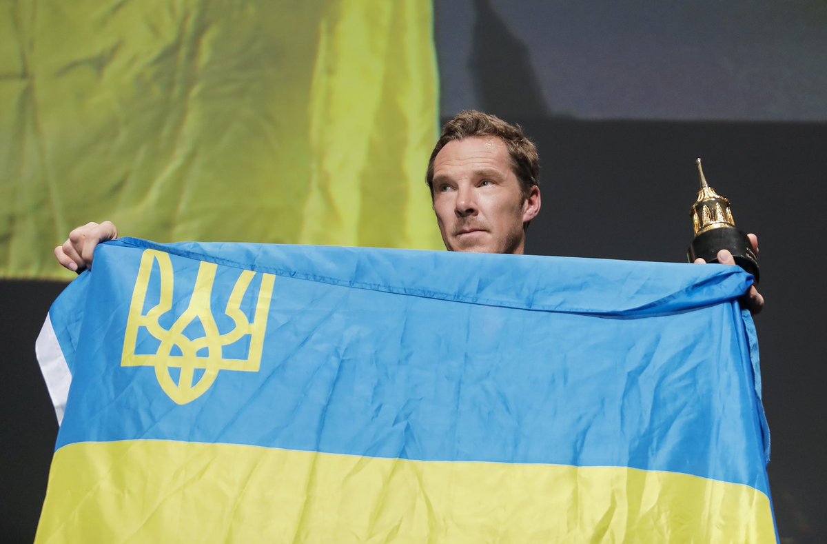 SBIFF's tweet photo. We reached our goal of raising $100,000 in support of those in need in Ukraine! Thank you to all that donated including Benedict Cumberbatch who helped get us to the goal amount. All funds will be used by @directrelief to provide aid and supplies. https://t.co/UhEnVQGcVs https://t.co/GMGLTO1eHw