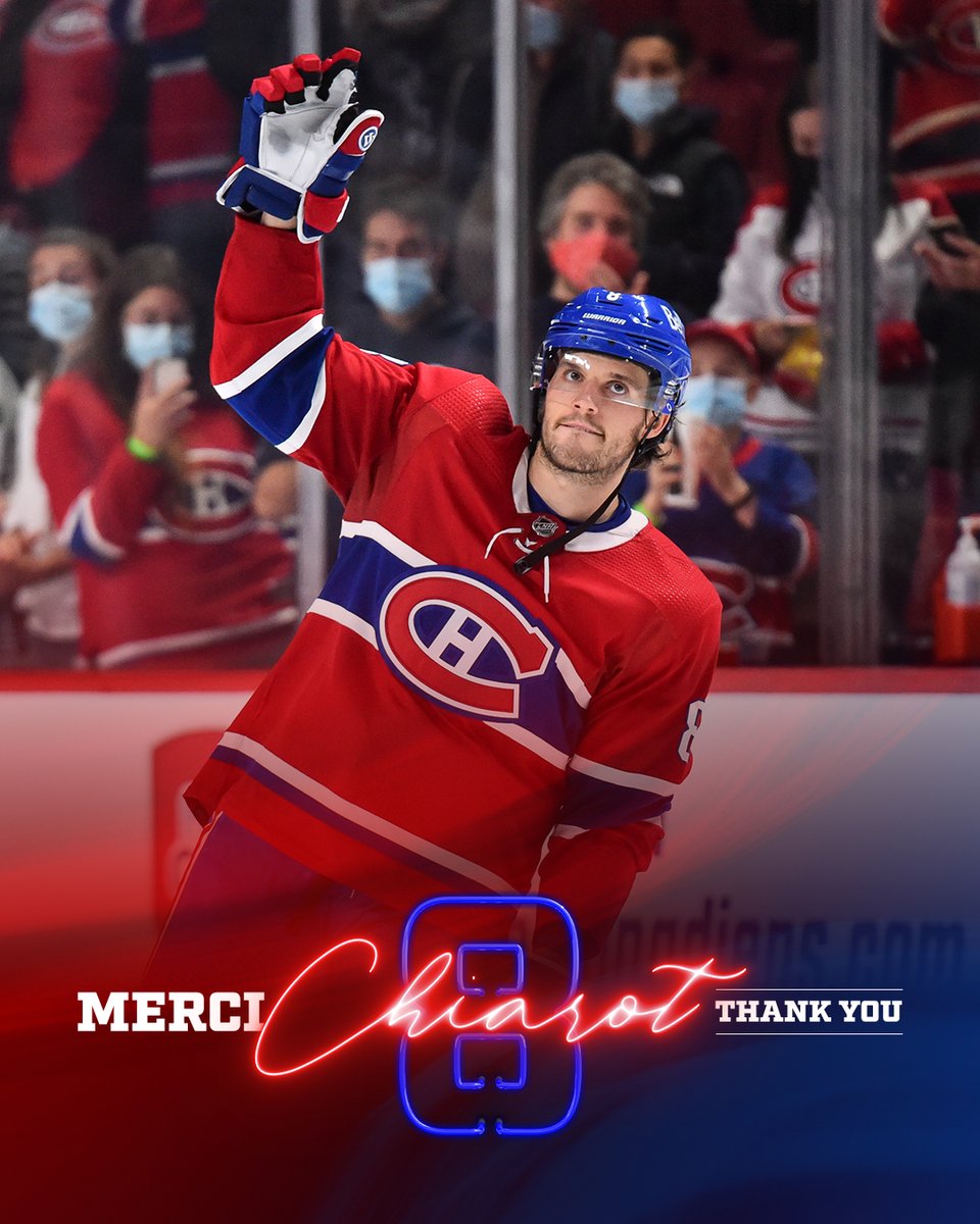 CanadiensMTL's tweet photo. Ben Chiarot a été un leader et un pilier incontesté en défense depuis son arrivée à Montréal en 2019. On lui souhaite la meilleure des chances en Floride!

A leader and a pillar of our defense since arriving in Montreal. Thanks for everything and best of luck in Florida, Big Ben! https://t.co/qscnGuEu1u