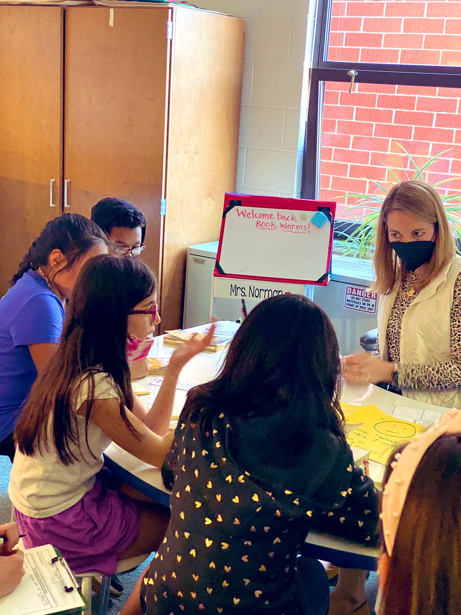 Kristin_Norman4's tweet photo. “Terrific teachers often have teeth marks on their tongues.” ~Alfie Kohn

A huge TY to @TeacherThomp for leading Day 2 of our Book Club labsite for 5th &amp; 6th grade Ts! 💛@sauer_reads @TimberLaneES @FCPS_TitleI @FCPSR2 https://t.co/PY285u6i3X