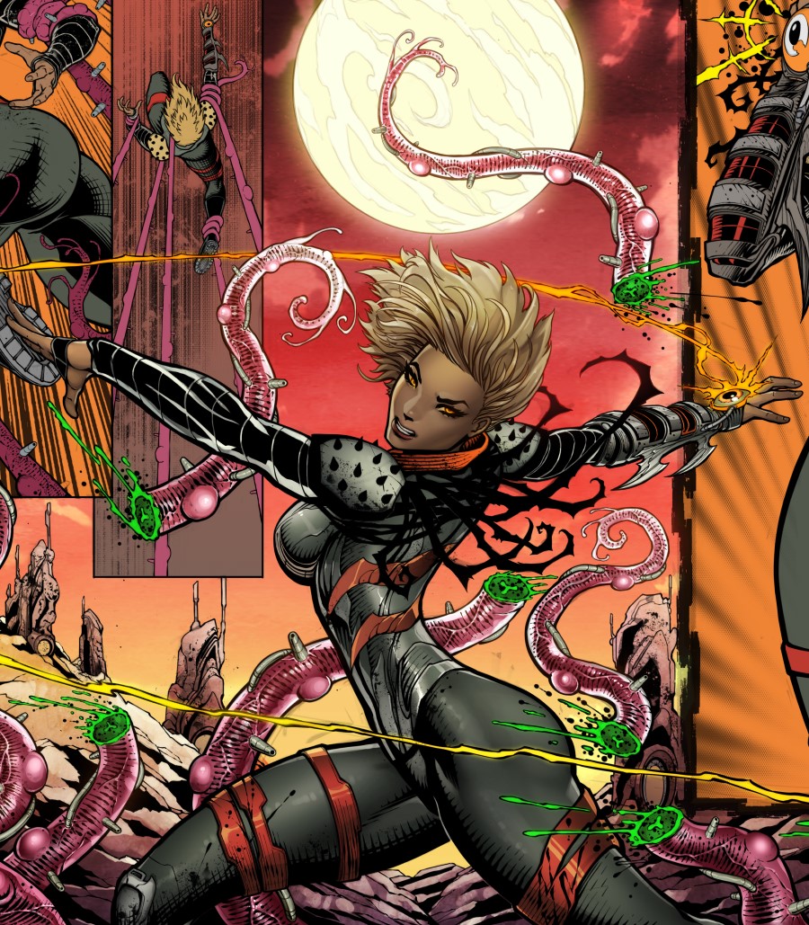 insidious_izik's tweet photo. Alexa gettin some color on these pages 🤘
#comics #metalshade https://t.co/v7PwHURdnG